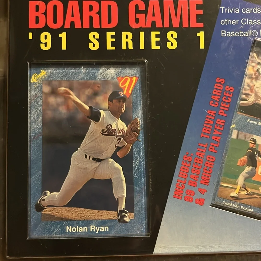1999 Vintage Classic Major League Baseball Game 1991 series 1 new Nolan Ryan